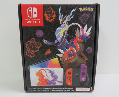 Nintendo Switch OLED Konsole - Pokemon Karmesin & Purpur Special Edition - NEU !