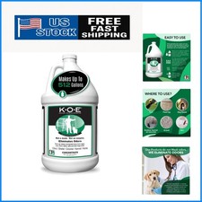 Effective KOE Odor Eliminator for Pets - 128 oz Concentrate for Kennels  Home