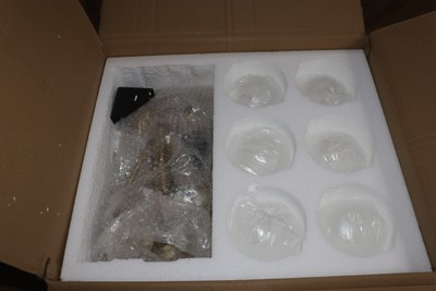 RRTYO Carmona 19-Light Sputnik Atomic Tiered Cluster Globe Bubble Chandelier