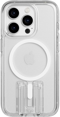 Tech21 Evo Crystal Kick Case for iPhone 15 Pro - MagSafe Compatible