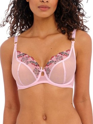 28D Freya Show-Off BH Plunge Bügel BH Macaron bestickt Dessous