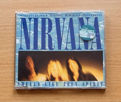 Nirvana CD - Smells Like Teen Spirit Maxi Single - US Import - Geffen Records 91