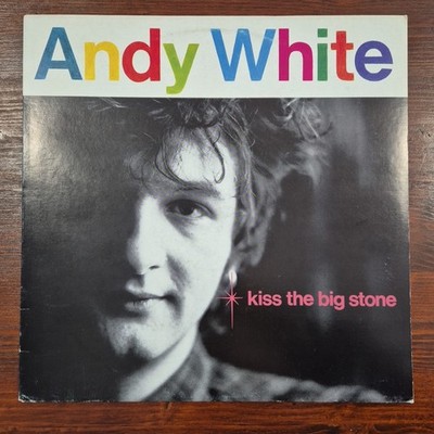 LP Andy White - Kiss The Big Stone 828 P90-1 Italy 1988 Rock Vinyl 