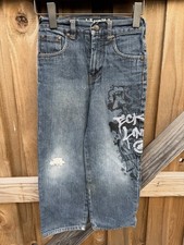 Ecko Unltd Logo Jeans Sz 5 vintage Y2K skater Relax Fit