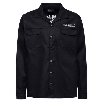 King Kerosin Herren Workwear Hemd ''Mechanic Crew'' in Black