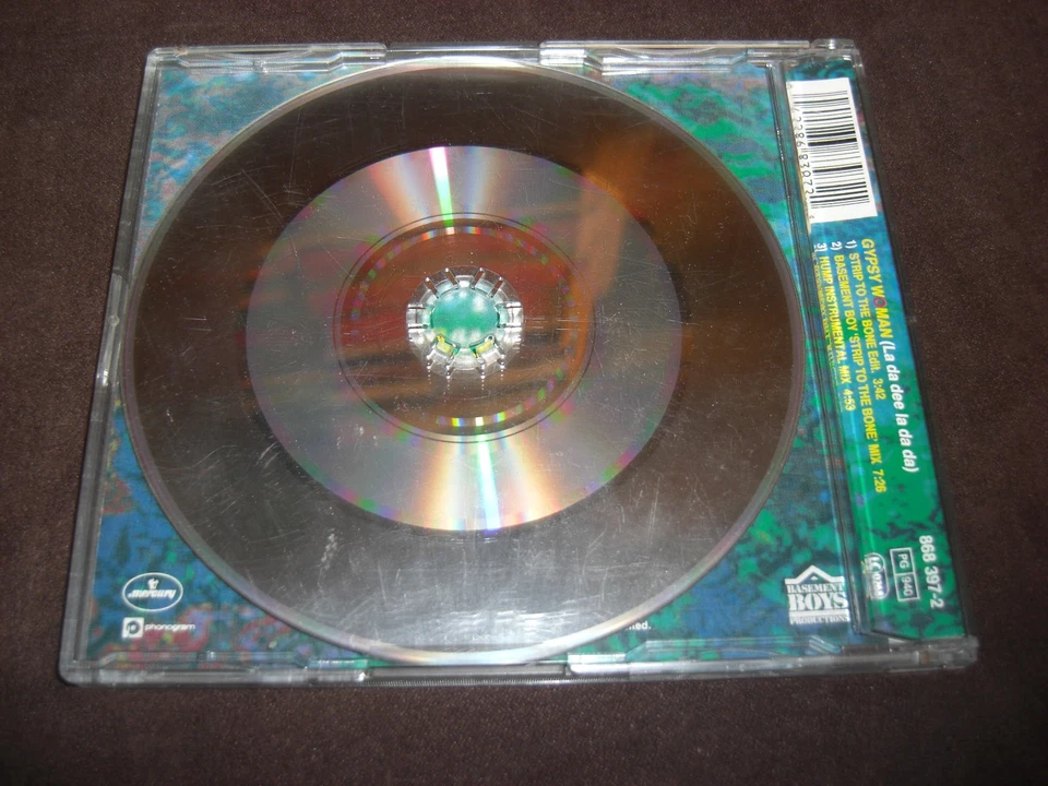 Maxi-CD Crystal Waters – Gypsy Woman (She's Homeless), 1991, Polygram - Bild 2 von 3