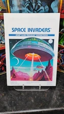 Vtg 1980 SPACE INVADERS Atari 2600 System Game White Instruction Booklet *ONLY*