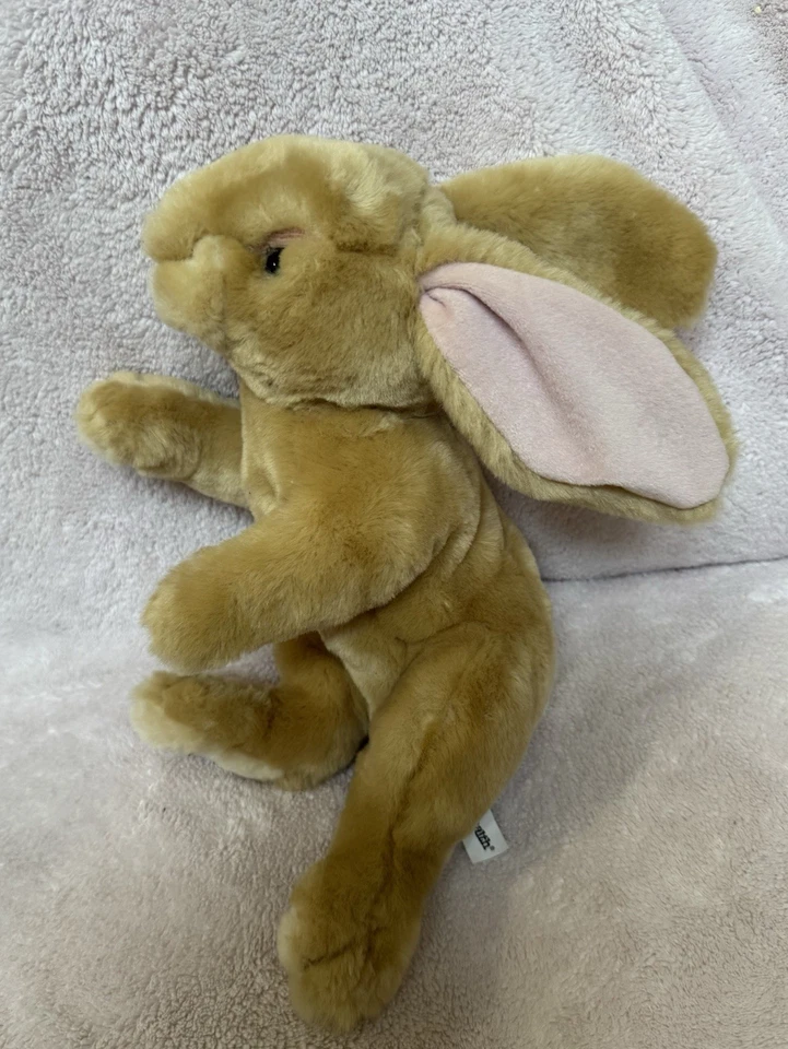 Commonwealth Bunny Rabbit Plush 2004 Beige Light Brown 11” Floppy Stuffed Plush - Image 3 of 4