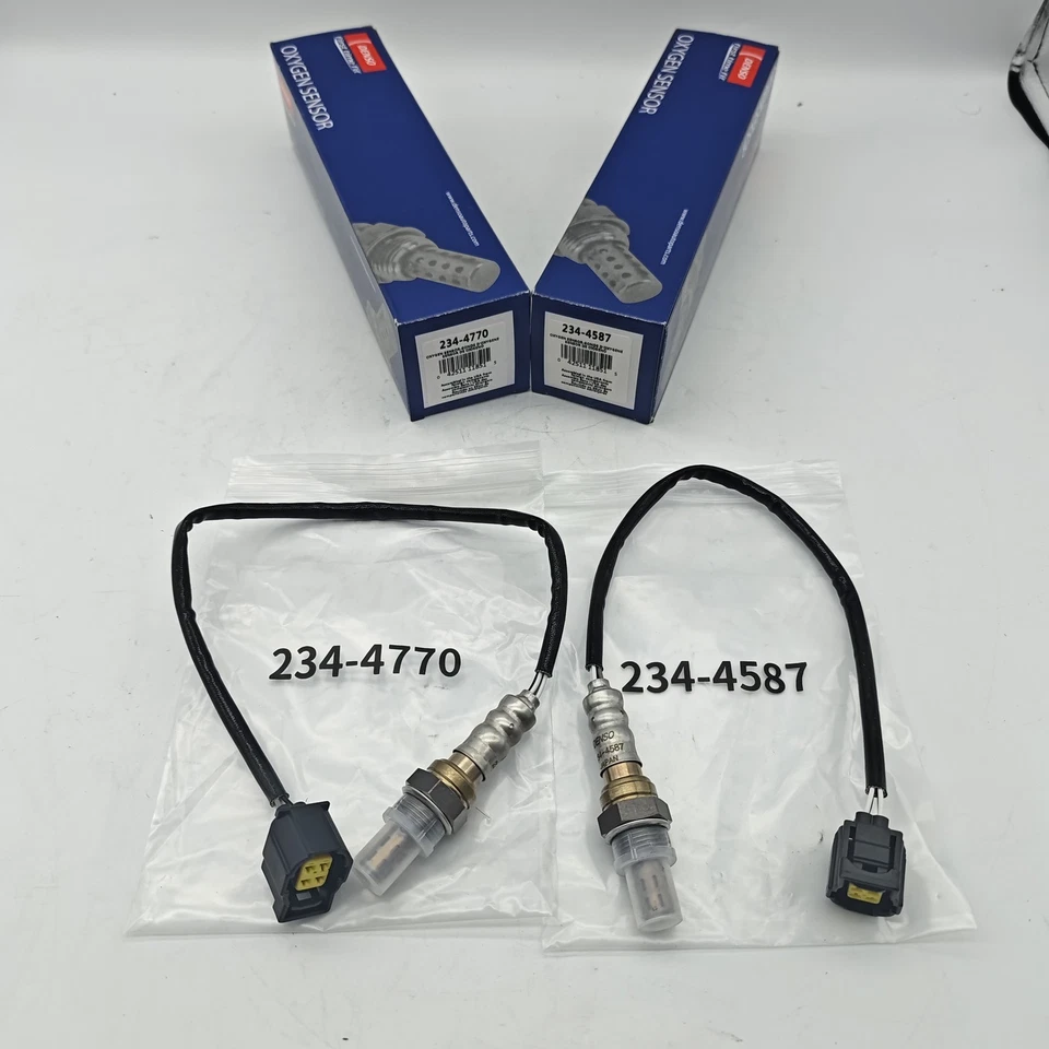 New 2Pcs Denso Up & Downstream Oxygen O2 Sensors For Dodge Ram Jeep Chrysler Foto 2 de 4