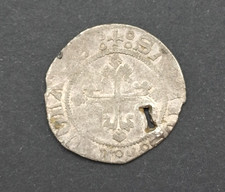 Schweiz Freiburg Friburg Groschen ohne Jahr 16.Jh. mit Gegenstempel sch&ouml;n R!