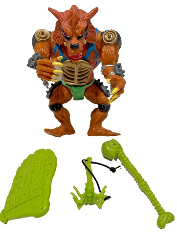 VINTAGE TMNT Ninja Turtle Razhar Action Figure Complete