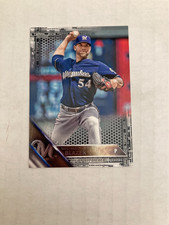 2016 Topps #380 Brewers MICHAEL BLAZEK Black parallel #63/65