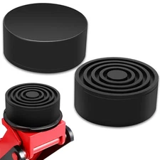 1.75"x 4.17" 4Ton Universal Rubber Pad Adapter for Floor Jack Protection Pad 2PC