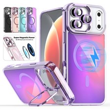 Shockproof Magnetic Camera Protector Case For iPhone 17 16 15 14 13 12 Pro Max