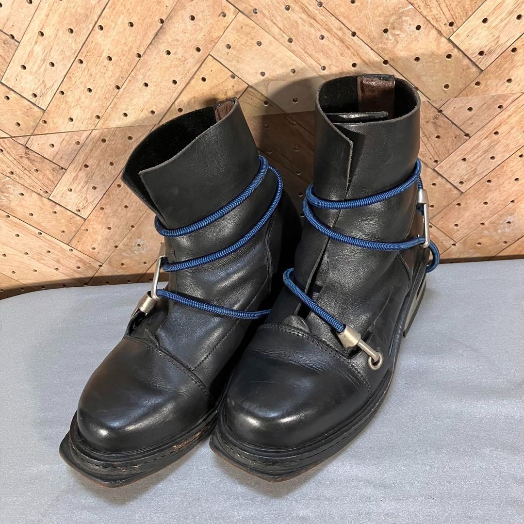 Dirk Bikkembergs Wire Boots Archive Size 41 US8 Black Used