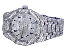 Mens Ladies Audemars Piguet Royal Oak 37MM Midsize VS Diamond Watch 23.45 Ct 4