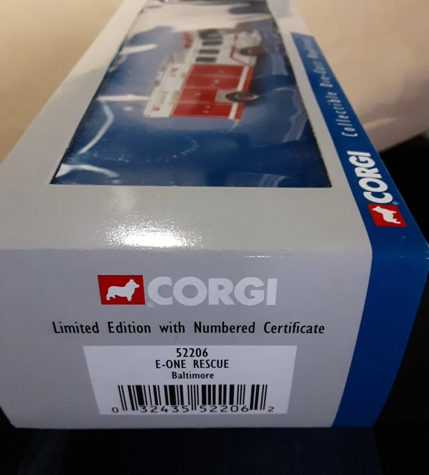 Baltimore City Rescue One Truck 1:50 Scale Diecast Model By Corgi - Image 4 of 4