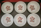Vtg Anchor Hocking Fire King Primrose 6 1/2 Dia. Bowls Set Of 6 Milk Glass
