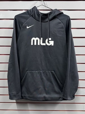 MLG Nike Therma Hoodie Men's Medium Black Dri-Fit Esports Gaming Sweatshirt
