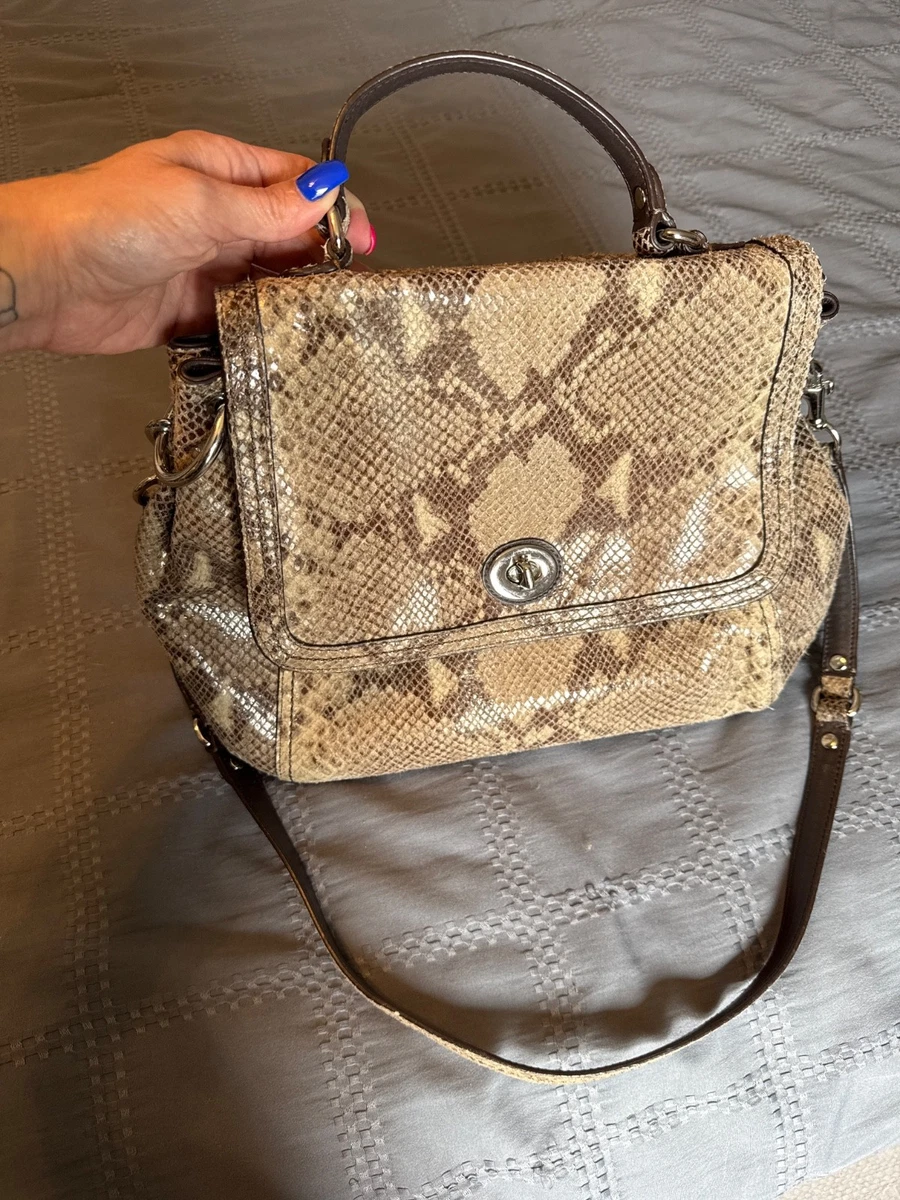 Coach Python Bags & Handbags for Women for sale | eBay