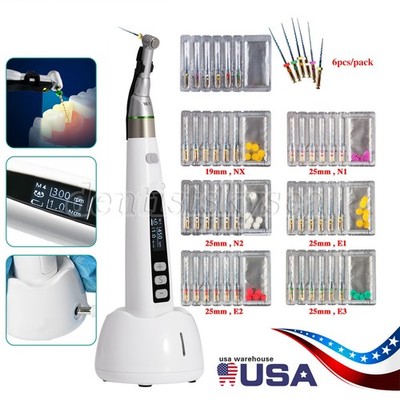 Wireless Dental Endodontic LED Endo Motor 16:1 Contra Angle / NITI Rotary Files