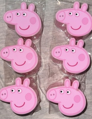 Peppa Pig Surprise Candy Holder Easter Set Of 6 New No Outer Packaging As Pictur