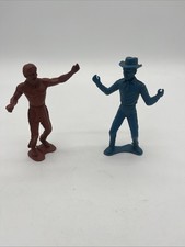Lot Of 2 6  MPC Ringhold Toy Cowboy  Indian Figures