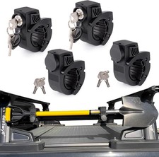 4PCS Shovel Holder Rubber Grip Mount Kit with Lock Fits 0.79"-1.79" Diameter Too