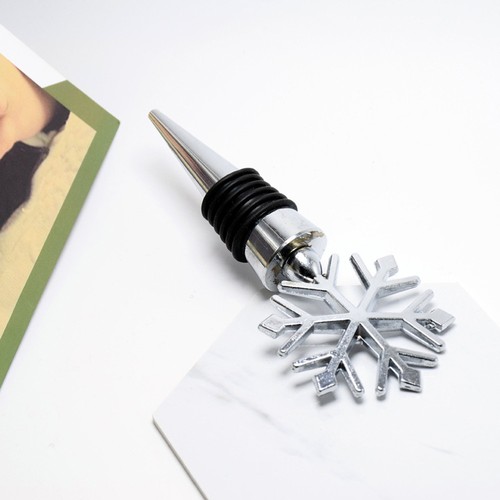 3 Pcs Metal Snowflake Red Wine Plug Bottle Stopper Accessory for Bar - Picture 4 of 11