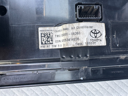2012-2014 TOYOTA CAMRY CLIMATE HEATER CONTROL 55900-06360 OEM (1) - Picture 12 of 12