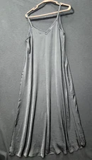 MSK Women's Black Dress Spaghetti Strap B23CS