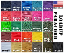550 PARACORD 7 Strand 550 Type III Parachute Cord USA