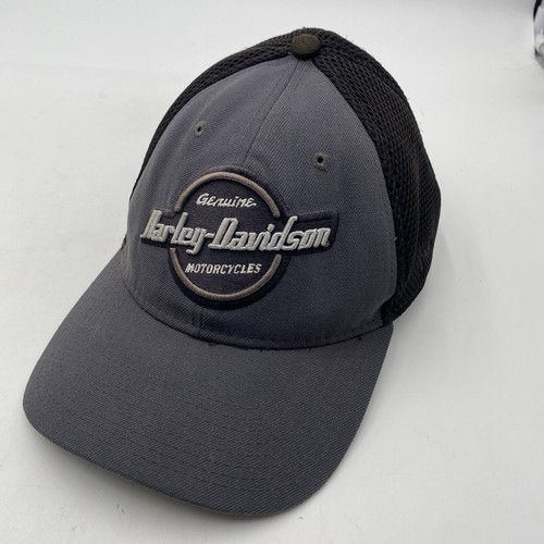 Harley Davidson Motorcycle Hat New Era 39thirty Fitted Large Xlarge Black
