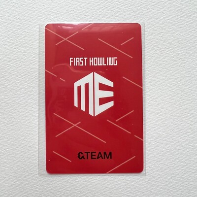 タレントカード &TEAM The First Howling WE yzy 5.0 MAKI &TEAM MAKI - First Howling : ME - Japan first maxi sinngle Photo