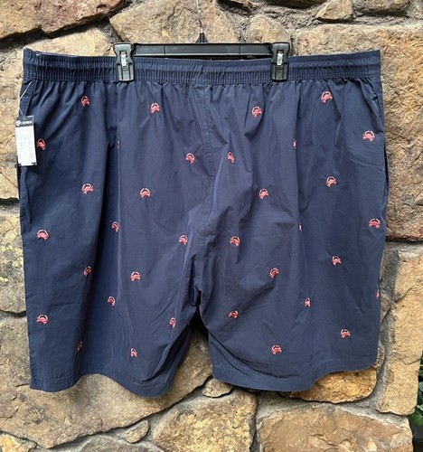 Daniel CREMIEUX Crab Embroidered Swim Trunks Mens Swimwear Shorts 3XB,3XT NWT$69 - Picture 3 of 4