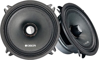 Pair of Orion CM52 2-Ohm 125w/RMS Cobalt 5.25'' Midrange Bullet Car Speakers