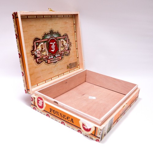 "Fonseca Zedros leere Holzzigarrenbox 9"" x 7"" x 2" - Bild 5 von 10