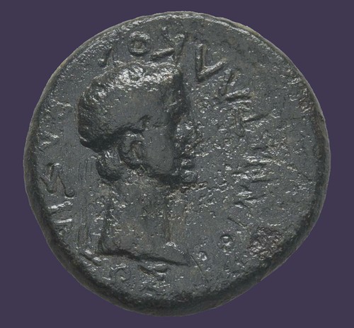 Archaios | Thrace King Rhoemetalkes I with Augustus and Capricorn| AE | Inv#20.7 - Picture 2 of 2