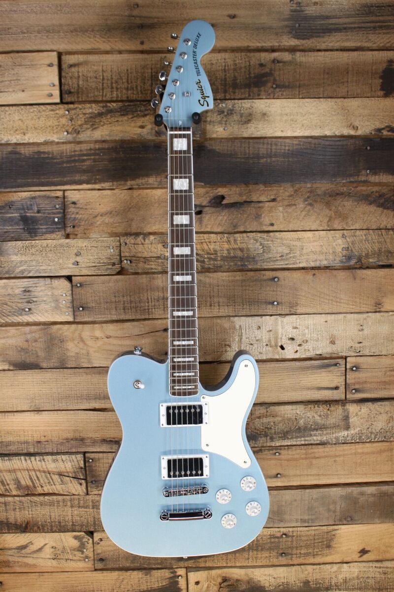 Squier Trouble Maker Tele Deluxe Electric Guitar -Ice Blue Squier Trouble Maker Tele Deluxe Electric Guitar -Ice Blue
