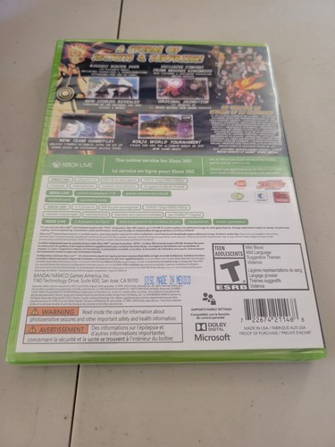Naruto Ultimate Ninja Storm Revolution (Microsoft Xbox 360) Sealed W/ Bonus Card - Picture 5 of 5