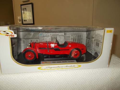NEW SIGNATURE MODELS 1934 ASTON MARTIN LE MANS 1/18 SCALE