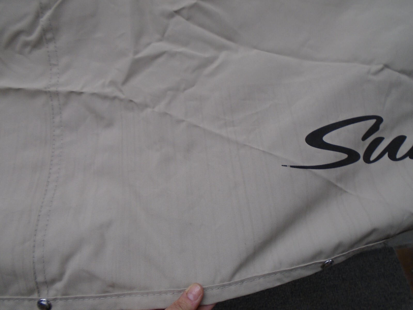 SUN TRACKER PARTY BARGE 24 SIGNATURE PONTOON COVER 35449-15 LIGHT SAND 2015 BOAT