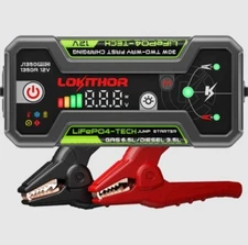 Lokithor 12V LIFEPO4 Jump Starter 1350 Amps For 6.5L Gas / 3.5L Diesel J1350-PRO