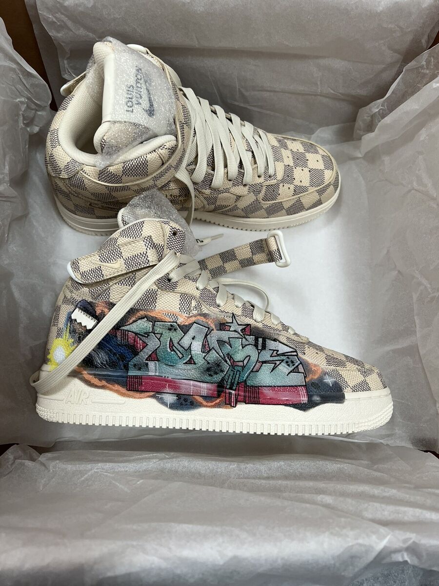 Nike LOUIS VUITTON AIR FORCE 1 MID GRAFFITI Virgil Abloh Nike LOUIS VUITTON AIR FORCE 1 MID GRAFFITI Virgil Abloh