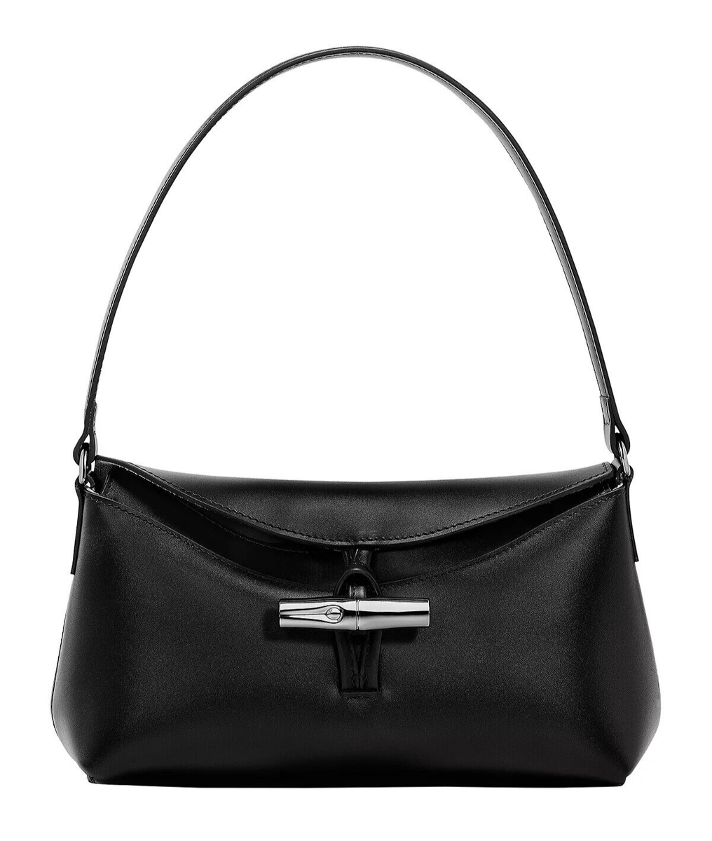 Longchamp Le Roseau Hobo Small Leather Shoulder Bag ~NWT