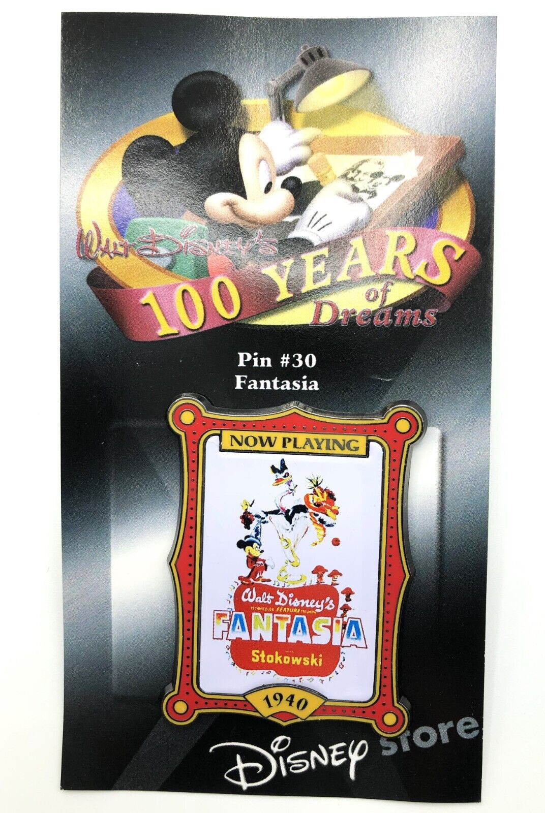 Disney Trading 100 Years Dreams FANTASIA MOVIE POSTER (Pin # 30) |