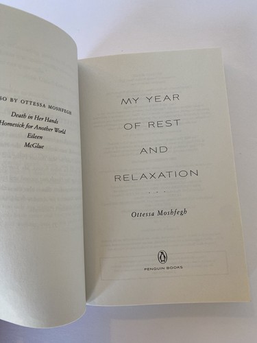 My Year of Rest and Relaxation by Ottessa Moshfegh: Used - Picture 7 of 11