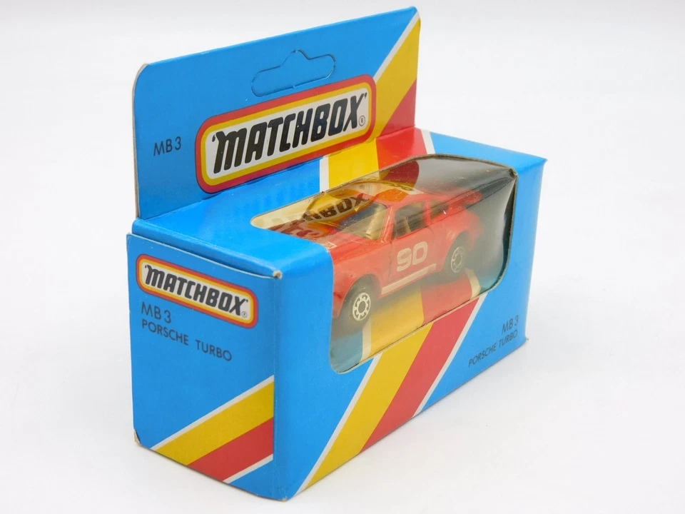 Matchbox Superfast Porsche 911 turbo brown interior Macau 80s MB-3 in BLUE BOX - Immagine 2 di 3