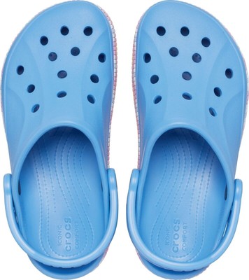 Crocs Bayaband Chevron Band Clogs | Slip On Shoes POWDER  display picture 3
