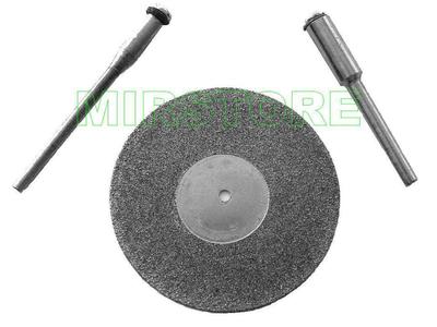 20 Dischi Diamantati Per Dremel - Diametro 22mm, Gambo 3mm, Per Taglio Pietra, Vetro, Ceramica - Foto 7